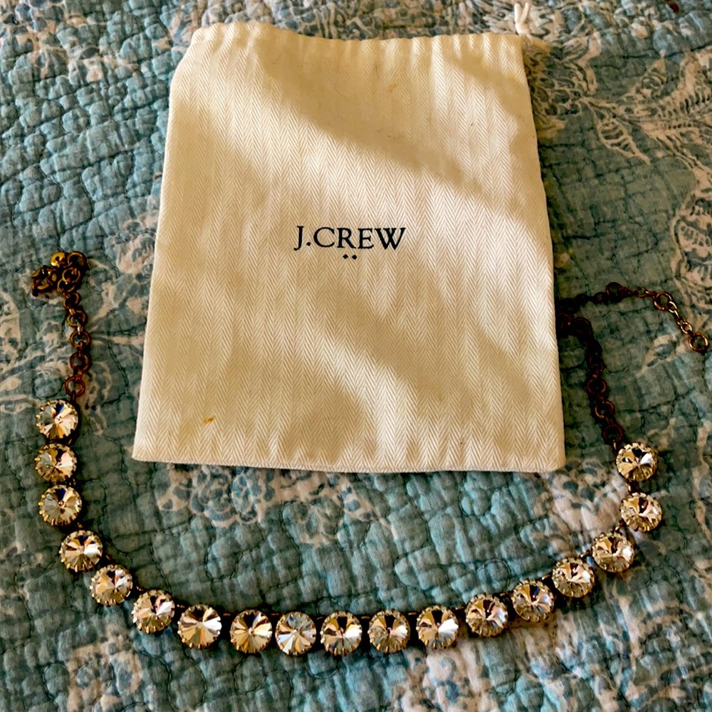 rhinestone necklace.